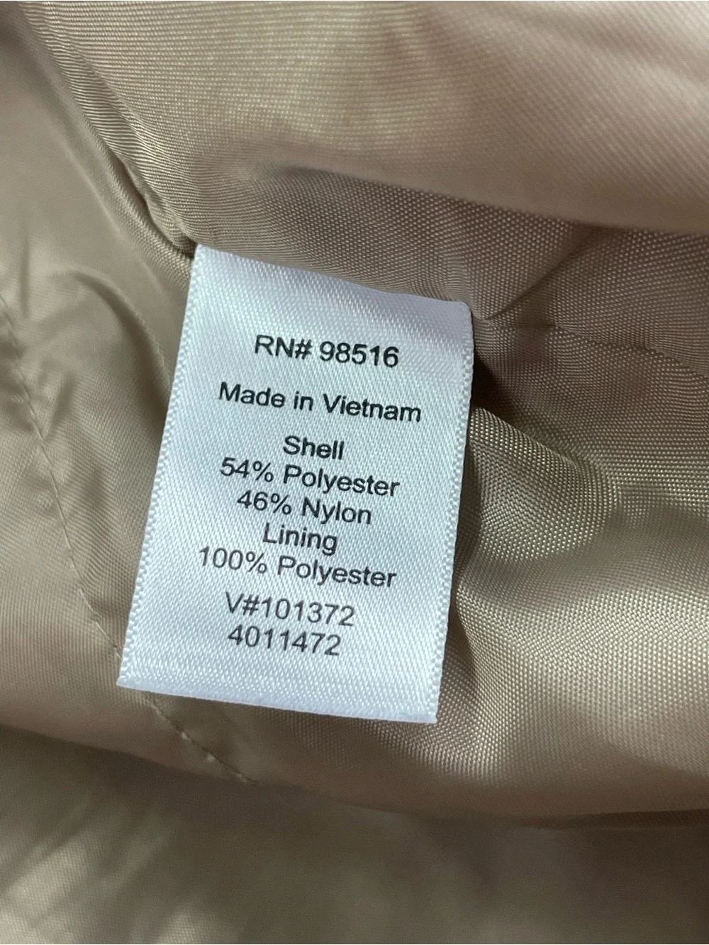 Coldwater Creek Shimmery‎ Champagne Gold Taupe Vest